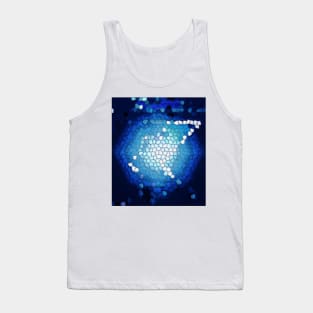 Blue ember Tank Top